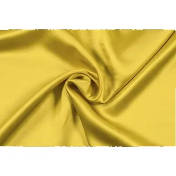 Těžký hedvábný satén, zlatý, sartor.cz