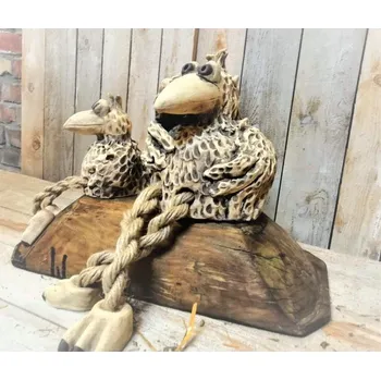 Zahradní dekorace Zahradní keramika pták Zob - KM