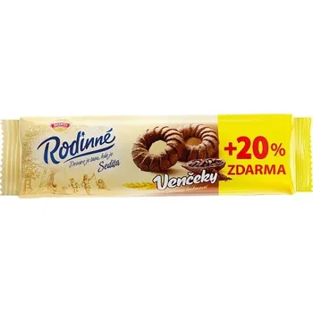 Sušenky SEDITA Rodinné Věnečky 120 g - KAKAOVÉ (Kakaové věnečky Sedita)