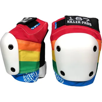Helma na in-line Chrániče 187 Killer Pads Slim Knee Pads - Rainbow - L