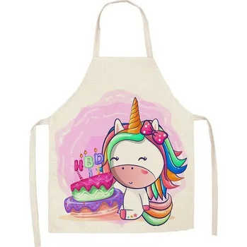 Kuchyňská zástěra Kuchyňská zástěra jednorožec s dortem - Cakesicq