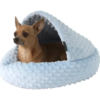 Pelíšek pro psa Papuče Viky pelíšek se stříškou O´lala Pets Modrá