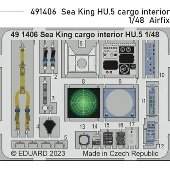 Plastikový model Eduard 1/48 Sea King HU.5 cargo interior (AIRFIX)