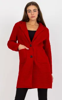 Dámský kabát Dámský kabát TW-PL-BI-7372.18 tmavě červený uni