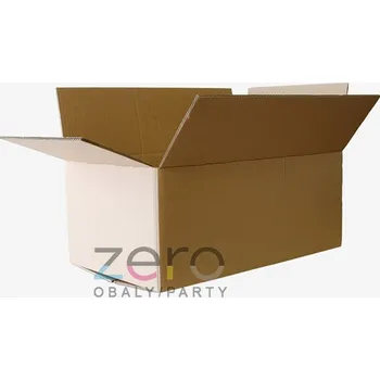 Obalový materiál Krabice klopová 410 x 310 x 240 mm 3N - přírodní