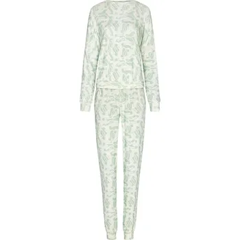 Dámské pyžamo Dámské pyžamo 88232-800-2 zelenobílé - Pastunette 42