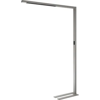 Stojací lampa Deko-Light stojací svítidlo, Office Three Standard, Motion, 80 W, DIM, 4000 K, 220-240V 10100 lm 1240 mm stříbrná 342229