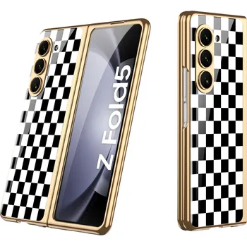 GKK 65621 GKK GLASS Ochranný kryt Samsung Galaxy Z Fold5 5G CHESS WHITE