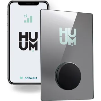 HUUM UKU WIFI MIRROR – wifi řídicí jednotka pro finskou saunu ve stylovém skleněném a minimalistickém provedení - HUM-UKU-WIFI-MIRROR