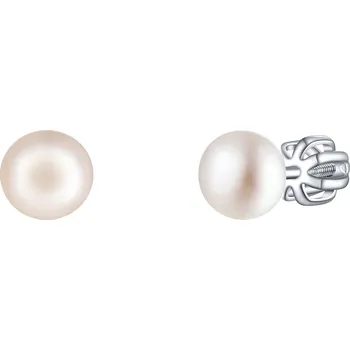 Náušnice Olivie Stříbrné 7mm náušnice PERLY 7984 Ag 925; ≤1,5 g.