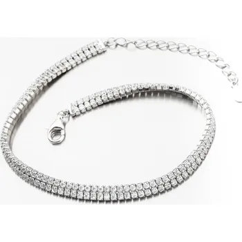 Náramek Dámský náramek stříbro 925 zirkon BST-14520 délka 20 cm