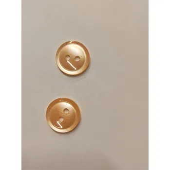 Knoflík Knoflík košilový dvoudírkový 10 mm doprodej Barva: lososová