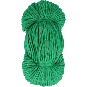 Příze Oděvní šňůra PES Ø2 mm, barva Zelená (258)