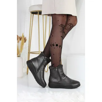 Dámská zimní obuv Chun sen Šedé kotníkové boty na klínku 57559-5G Velikost: 40