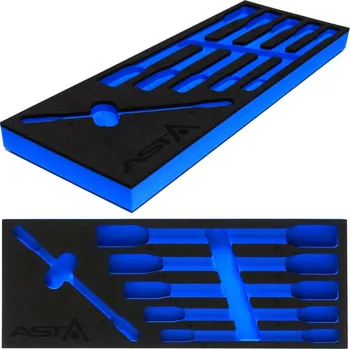 Pěnová vložka EVA pro vozík na nářadí, pro kloubové klíče , Asta