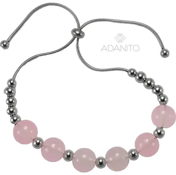 Náramek Stahovací korálkový náramek z chirurgické oceli