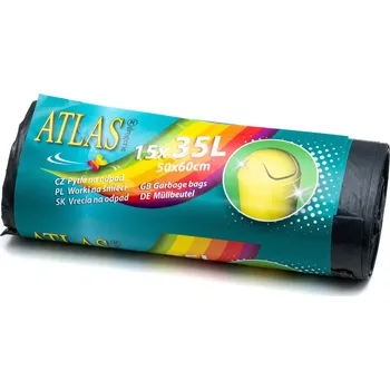 Pytle na odpadky Pytle na odpad 1067 35 l černé, 50 x 60 cm