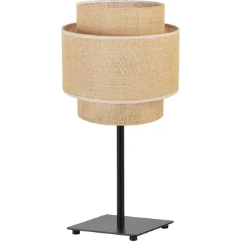 Stojací lampa Stolní lampa Boho, 1x jutové stínítko, (výběr ze 2 barev konstrukce)