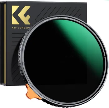 K&F 82MM, multi -function can be adjusted black mist 1/4 & ND2 ~ 400, high -definition, waterproof
