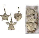 Morex K1945 kovové vánoční ozdoby 3 ks