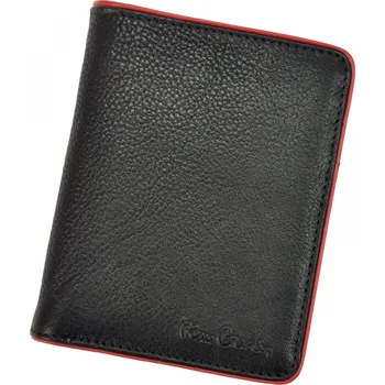 Peněženka Luxusní pánská kožená peněženka Pierre Cardin Maxim, černo-červená