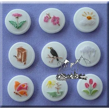 Nádoba na pečení Knoflíky č.3 silikonová forma