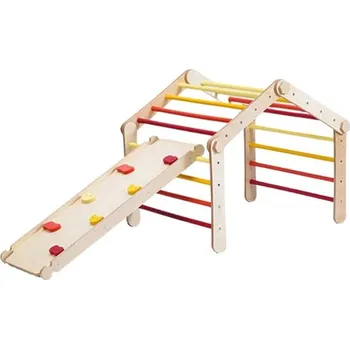 Dětské hřiště Tuktuk Montessori prolézačka - barevná