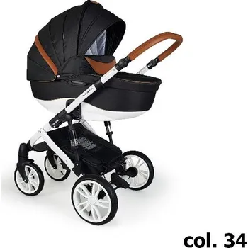 Kočárek Kombinovaný kočárek Firkon Vesta lux 34 2026 Konstrukce: Bílá + rukávník zdarma