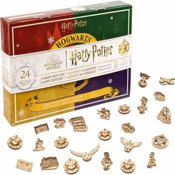 3D puzzle UGEARS UG70137 adventní kalendář Harry Potter