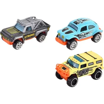 MaDe Auta kovová sada 3 ks barevná varianty 2