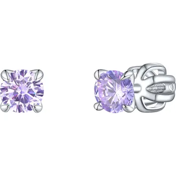 Náušnice Olivie Stříbrné 4mm náušnice PIPPI 7949 Ag 925; ≤1 g.