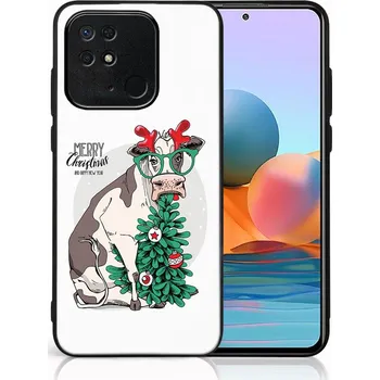 Vánoce VSECHNONAMOBIL 53128 MY ART Kryt s vánočním designem Xiaomi Redmi 10C MERRY CHRISTMAS (074)