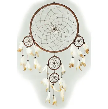 Lapač snů Lapač snů 27/75 cm hnědý