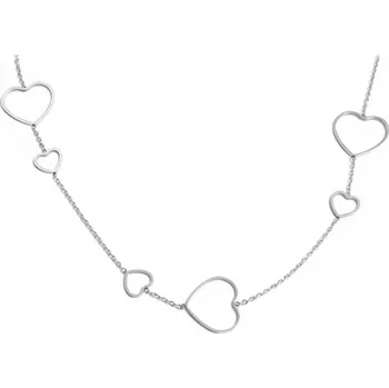 Náhrdelník Dámský náhrdelník srdce Valentýn z chirurgické oceli S1017070
