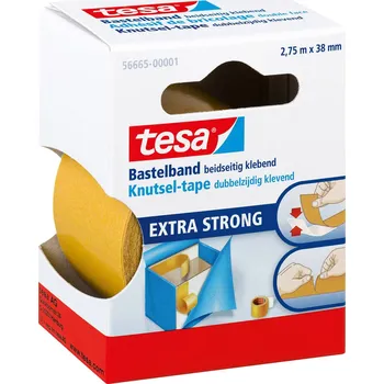 Izolační páska tesa EXTRA STRONG 56665-00001-01 oboustranná lepicí páska tesa® Bastelband transparentní (d x š) 2.75 m x 38 mm 1 ks