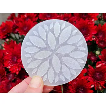 Sběratelství Selenit kolečko Mandala cca 8cm