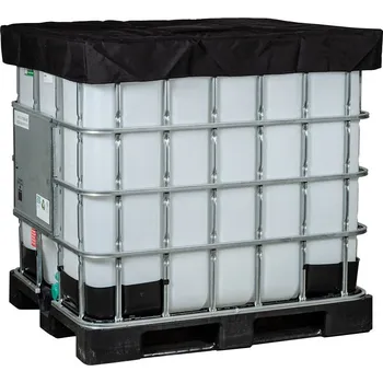 Bojler CEMO Izolační víko na IBC kontejner 1000 l, černé(HB-119861D)