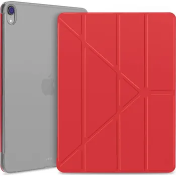Pouzdro na tablet VSECHNONAMOBIL 13231 LEATHER zaklapovací obal Apple iPad Pro 12.9 (2018) červený