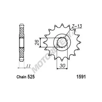 Řetězová sada pro motocykl Řetězové kolečko YAMAHA MT-10 rok 22-24