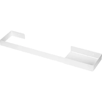 Věšák Deante Mokko, nástěnný věšák na ručníky s poličkou 500 mm, bílá matná, DEA-ADM_A631