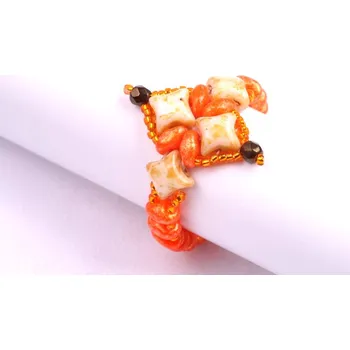 Dětské navlékací korálky Prstýnek Lili č.1373 - stavebnice