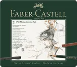 Faber-Castell sada na kreslení Pitt Monochrome v plechové krabičce 21 ks