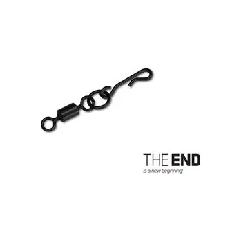 Obratlík s kroužkem a rychloklipem Delphin THE END Q-Cast / 10 ks-4/20kg