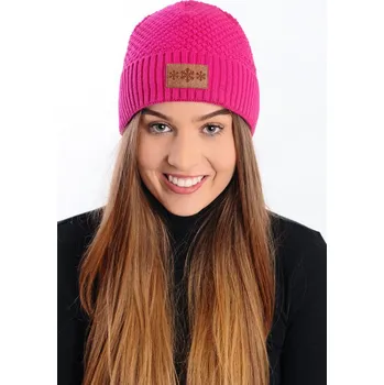 Čepice Čepice R-Jet Sport fashion basic bez bam Barva: ohrnurá sytě růžová, Velikost: uni, Pohlaví: Dámské