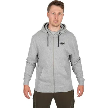 Rybářské oblečení Spomb Mikina Grey Zipped Hoody - M