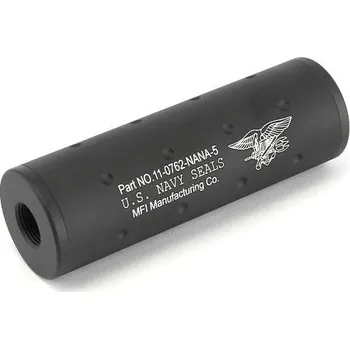 FMA Kovový tlumič Navy Seal 107 x 35mm