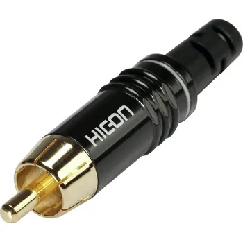 Elektrický konektor Hicon RCA plug HI-CM06-NTL