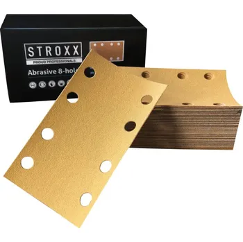 Gola sada Brusné papíry STROXX s otvory, 81 x 133 mm, 50/100 ks /bal Varianta: zrnitost 100