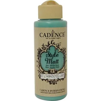 Vodová barva Matná akrylová barva Cadence Style Matt, 120 ml - ultramarin zelená