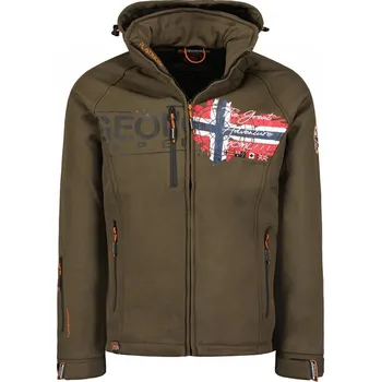 Pánská móda GEOGRAPHICAL NORWAY bunda pánská TRUSTY MEN softshell M khaki